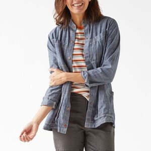 Duluth Women’s Rootstock Gardening Smock Button Down Shirt, M